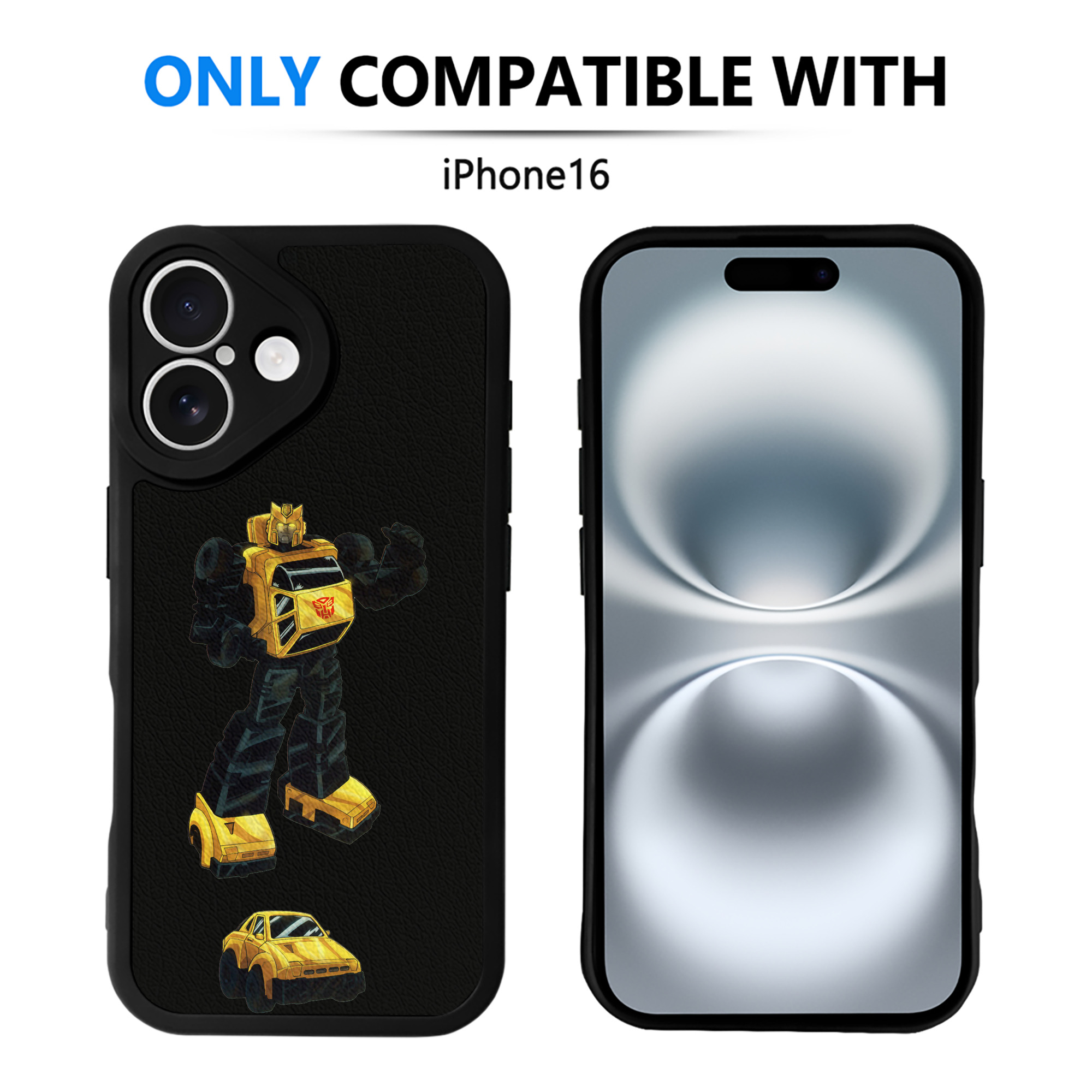 （画像用）  【iPhone 16シリーズ対応】シリコンスマホケース（レザー調） 材質：シリコン